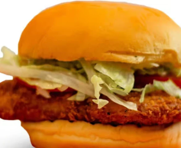 Crunchy Chicken Sando at Blazing Chicken Shack in downtown Winnipeg